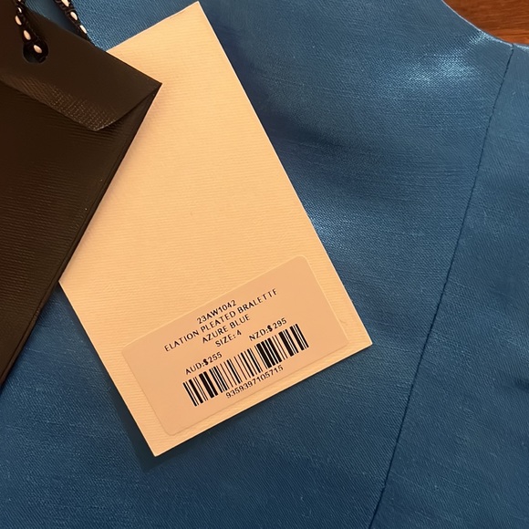 AJE Elation Pleated Bralette | AU size 4 = US size 0